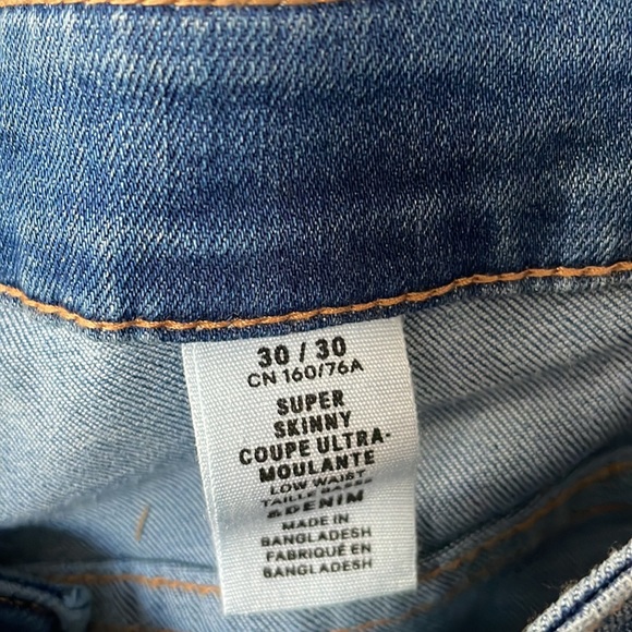 H&M Super Skinny jeans size 30/30 - Picture 7 of 9